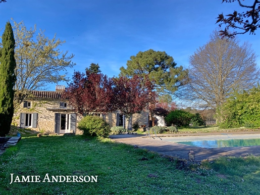 Country House with Guest House and Swimming Pool - 33220 St Quentin de Caplong