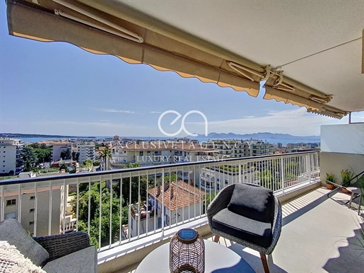 Cannes 3-Zimmer-Wohnung mit 72m² und Panoramablick auf das Meer