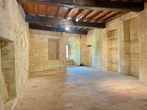 Magnificent stone building with breathtaking views of Saint-Emilion and beyond!