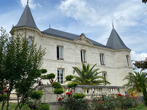 Propriété exceptionnelle. Château XIXème entièrement refait dans un style contemporain.