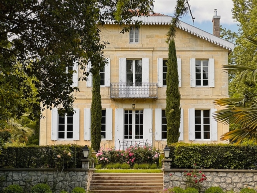 This elegant 1850s Maison de Maître, featuring three bedrooms and three bathrooms, is nestled in pic