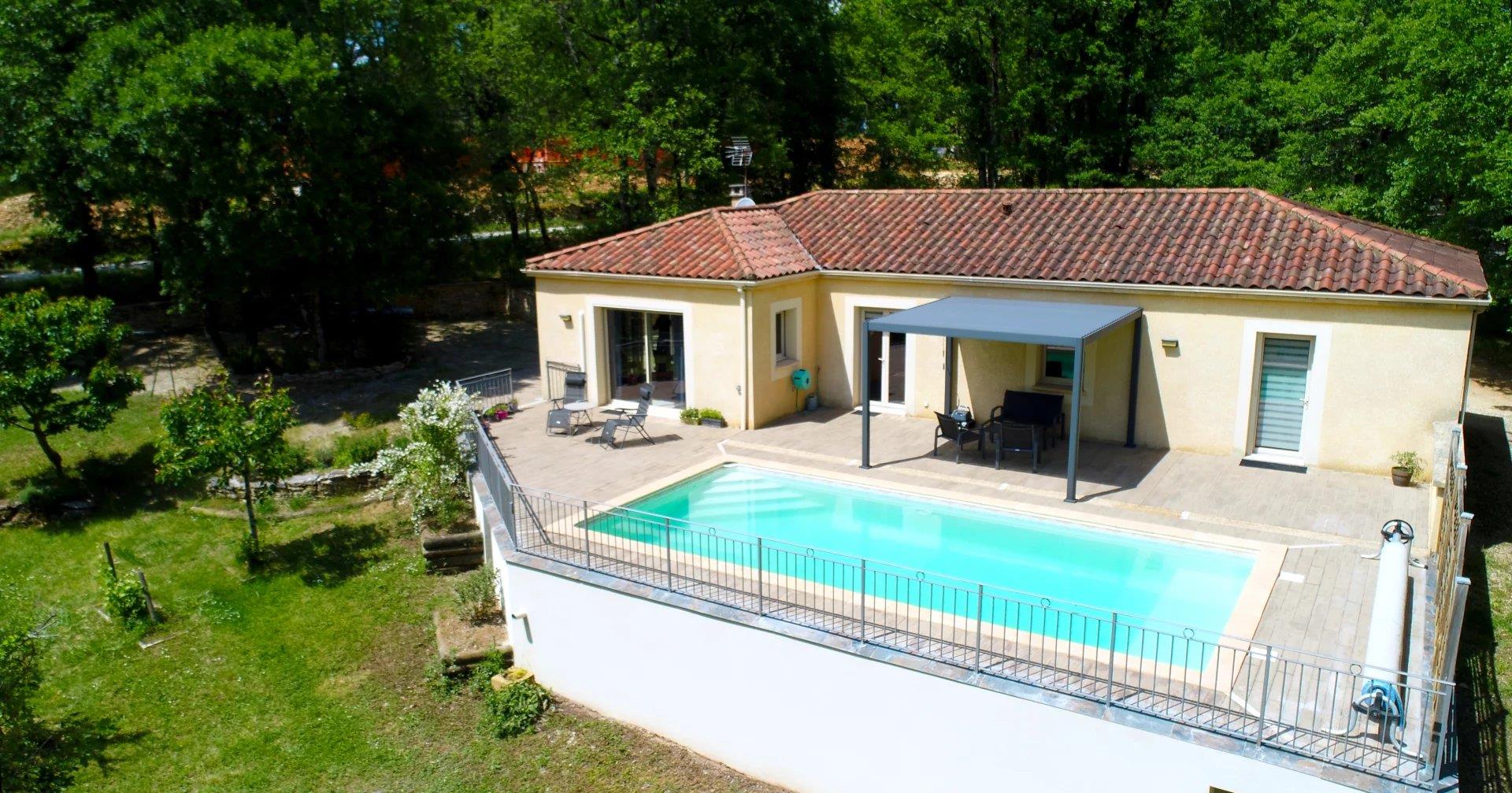 Beautiful Single-Level Contemporary Home with Pool in a Stunning Countryside Setting