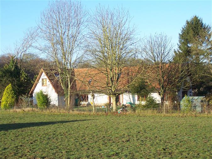 Traditionelle Normandie-Bauernhaus