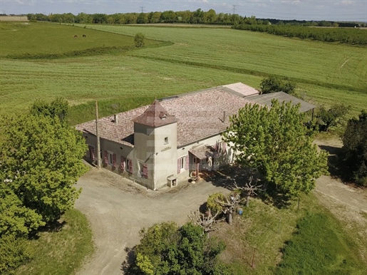 Tarn-et-Garonne (82) - Agrarisch landgoed 102ha met heuvelachtig meer en collectief netwerk