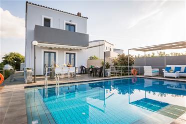 Vivre de luxe avec vue imprenable sur la mer - Villa exquise à La Canée, Crète