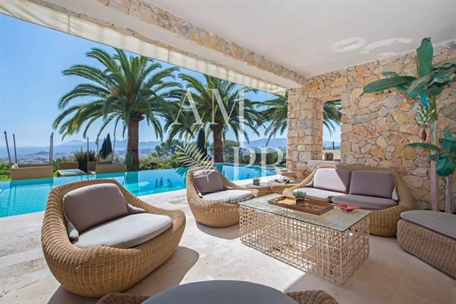 Superb villa - Panoramic sea view - Cannes hills
