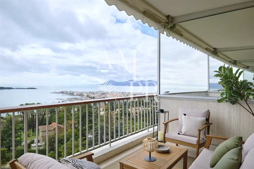 Cannes Californie - Appartement 3 pièces de 72 m2 - Vue Mer Panoramique
