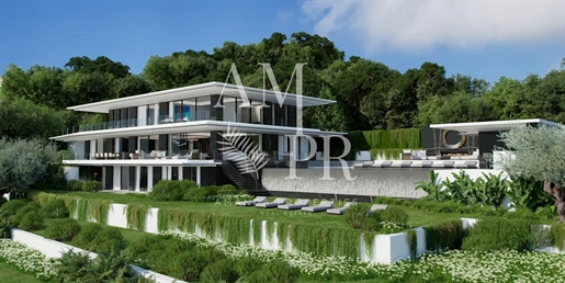 Le Cannet: new contemporary villa with pool