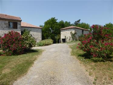 House, gite and B& B rooms set in 9 hectares