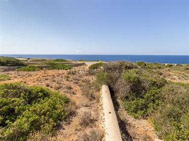 First line plot of land for sale with sea and countryside views