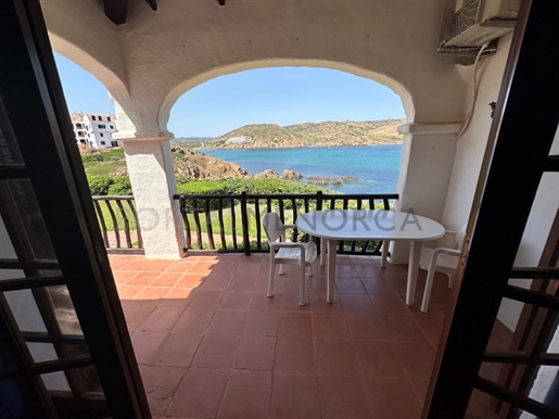 Front line apartment with views over the bay of Cala Tirant