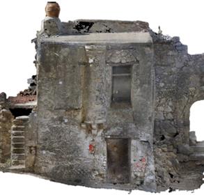 Historický kamenný dům na Krétě