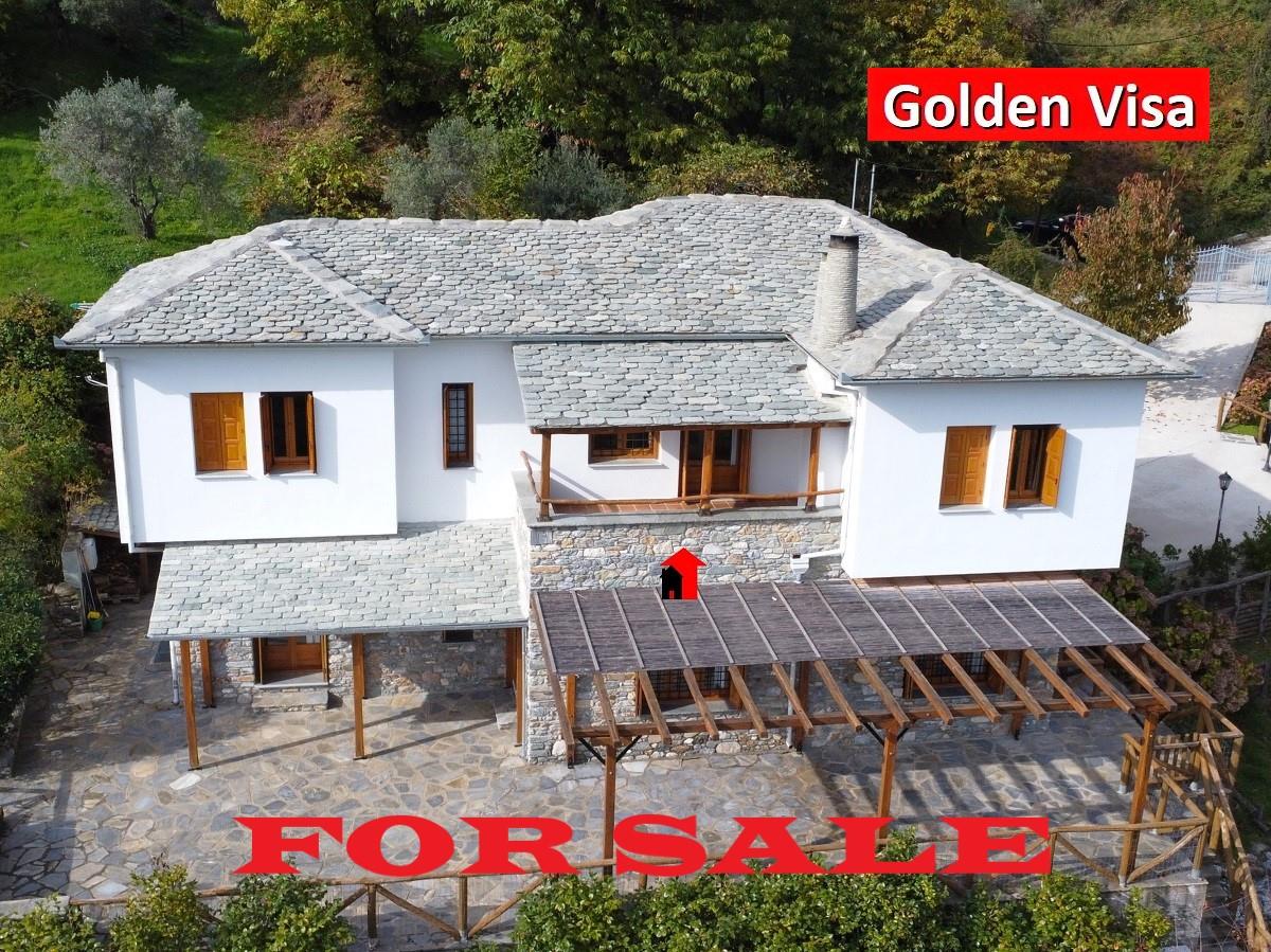 Na Predaj 2 poschodia s polosuterénnym domom 269 m² v Agios Dimitrios Pelion
