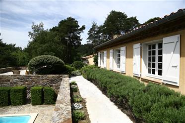Provencen Villa hahmo mäntymetsässä lähellä Castres