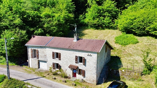 Vente maison en pierre à rénover, 6 pièces, terrain de 5263 m2 Fougerolles 137 800 €