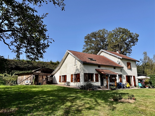 Sale of old renovated farmhouse, 8 rooms, approx. 180 m2, large plot of land of 3.55 ha, Lantenot €3