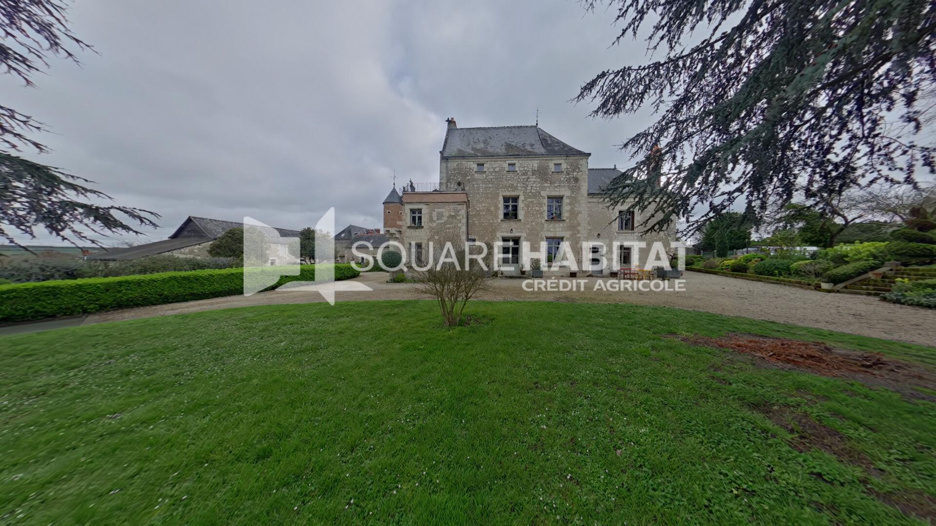 Chateau proche l'Ile Bouchard 400 m2 - 5 chambres - Gîtes - Parc - Piscine couverte