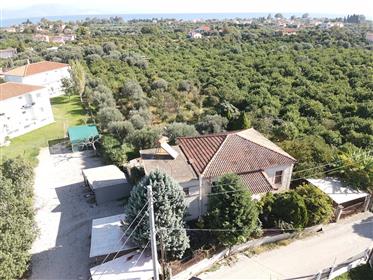 Vrijstaand huis van 195 m² met een perceel van 2080 m² in Temeni Aigiou