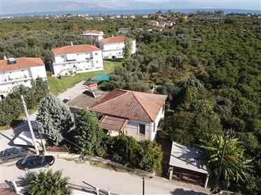 4-Bedrooms' House 195 Sq.M. With Land Plot 2080 Sq.M. In Temeni Of Aigio