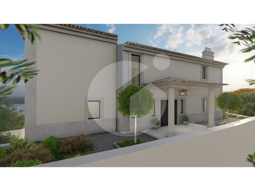 Villa mit 5 Schlafzimmern in Santa Barbara Nexe mit Meerblick