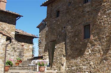 Restauriertes Anwesen mit 14 Schlafzimmern und 360º-Blick in Greve in Chianti. 