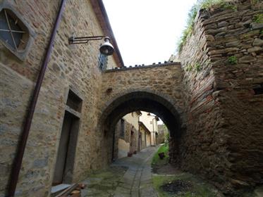 Zwei-Zimmer-Wohnung mit großem Garten in einem der ältesten Teile von Castiglion Fiorentino 