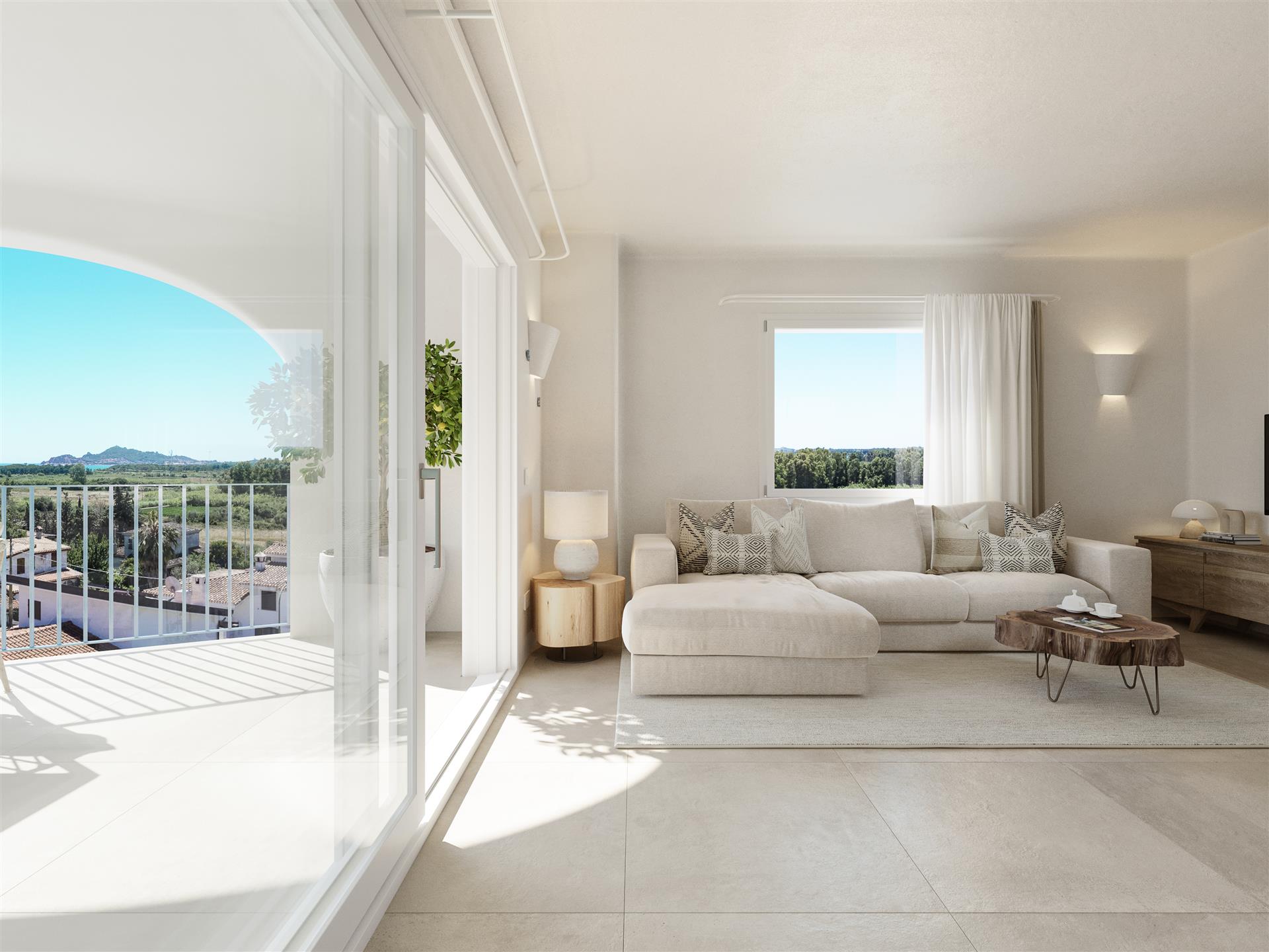 Appartement neuf avec grande terrasse et vue panoramique