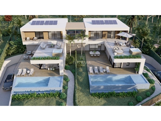 4 bedroom villa for sale in project with pool and basement in Santa Bárbara de Nexe