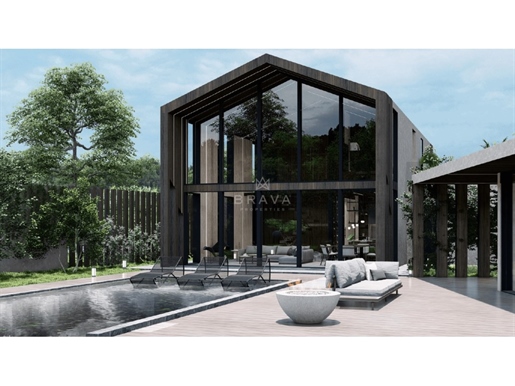 Grond met een goedgekeurd project voor een moderne villa met 3 slaapkamers, zwembad en garage in Tun