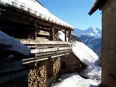 Zrekonštruovaná farma / cottage. Lyžiarske stredisko z Alpe d'Huez