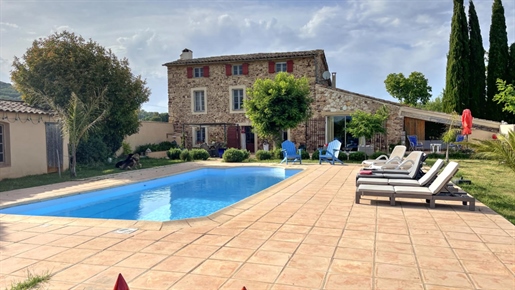 Stone Mas on 1 hectare of land with superb unobstructed south-facing views of the vineyards and the