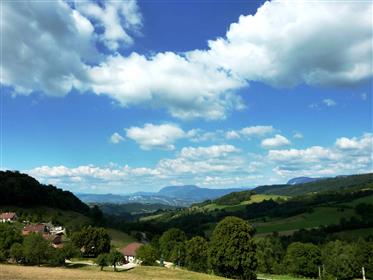 Franska herrgård i Alperna regionen