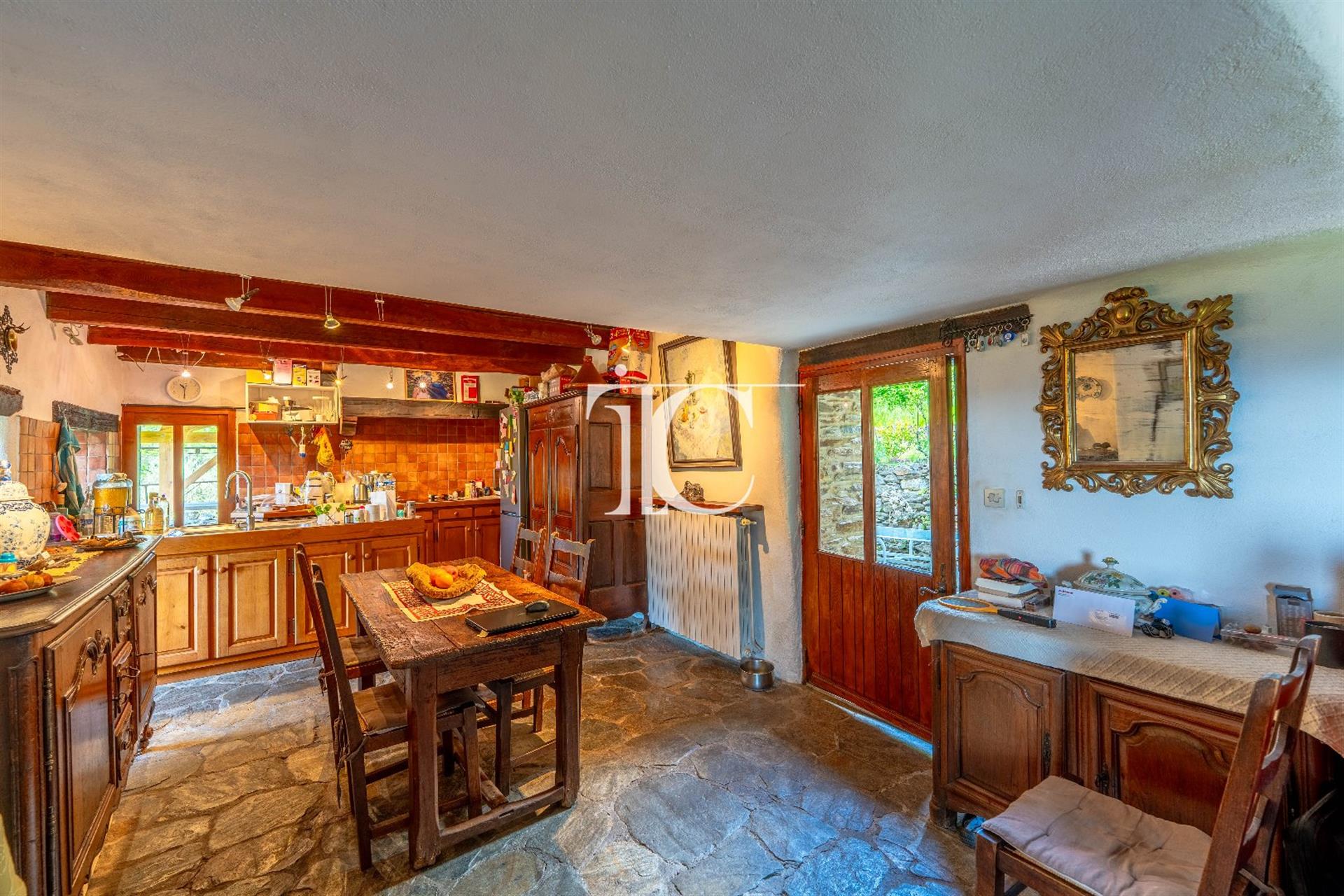 Cevennes farmhouse with land and swimming pool 