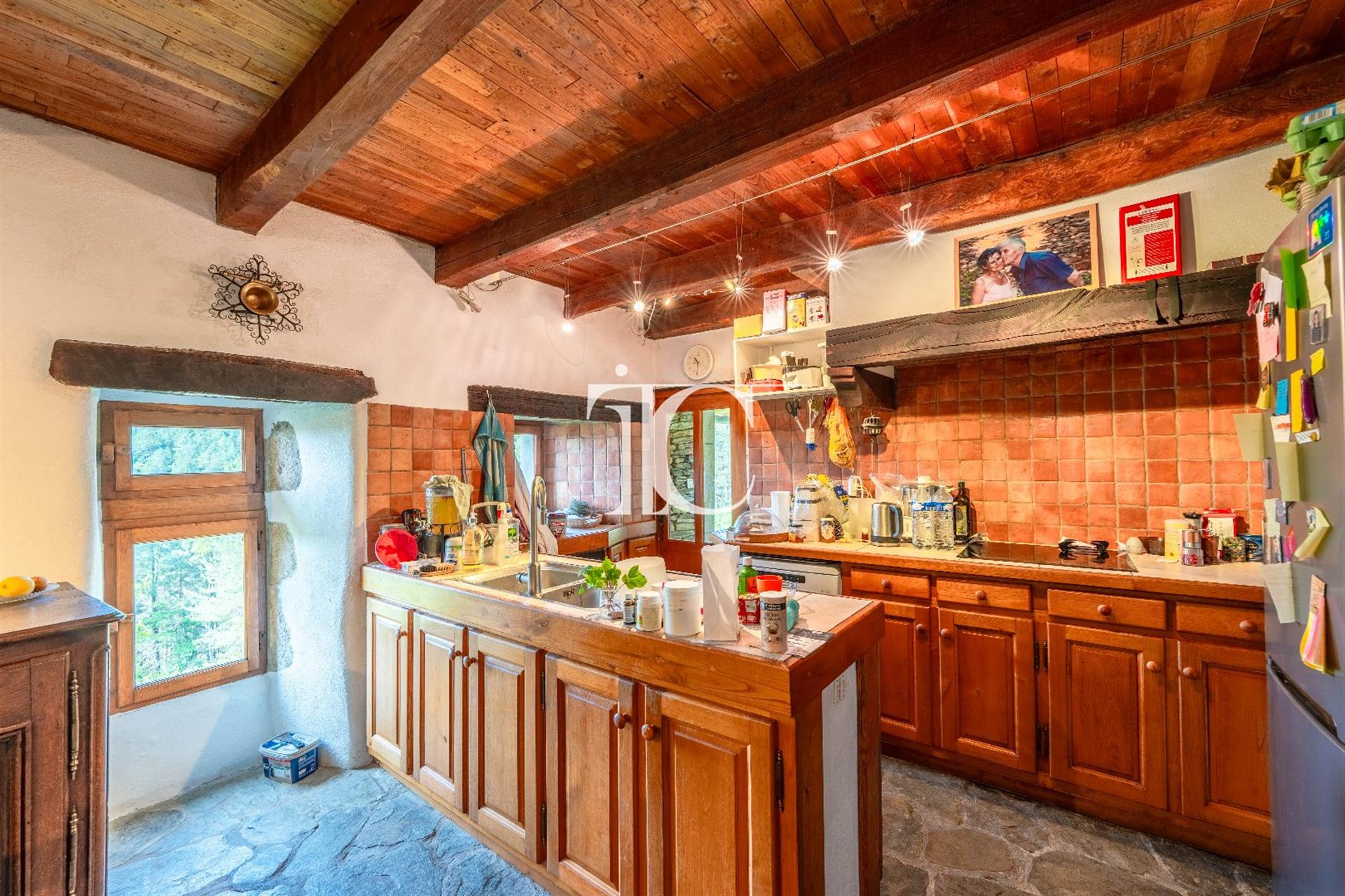 Cevennes farmhouse with land and swimming pool 