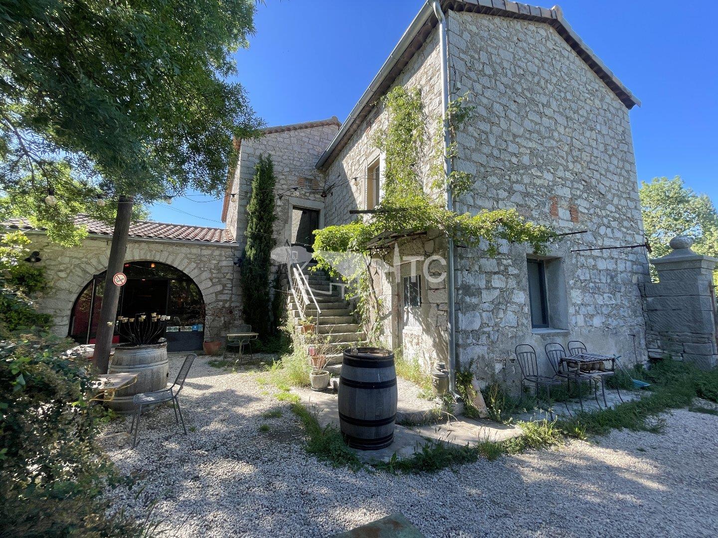 Stone Mas Of 258 m² On 1752 m² Of Attached Land - Near Les Vans