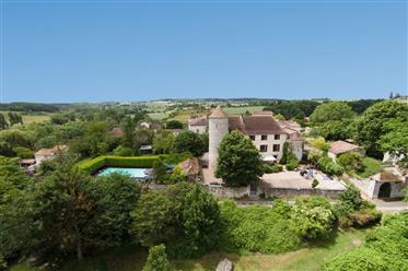 Pięknego zamku Château na sprzedaż w Dordogne, Francja