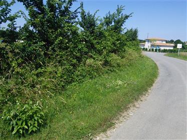 Terrain à bâtir dans le joli village de Charente avec un statut particulier