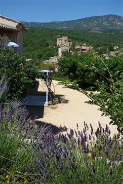 Drôme Provençale - stor villa med pool.   Fantastisk udsigt