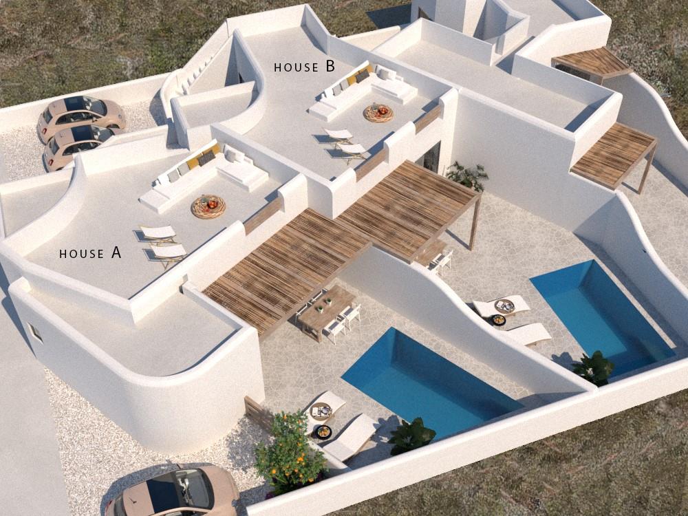 Villa de 2 chambres en construction avec piscine