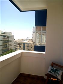 2 bedroom apartment with garage box just two steps from the beach.