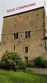 Trois maisons dont un Donjon médiéval à restaurer