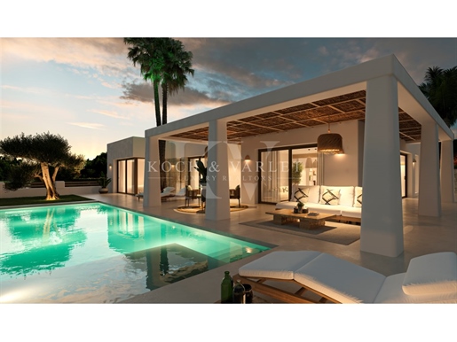 Villa Adela - Ibiza-Stil, Eingeschossig in Javea