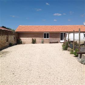 Farmhouse with heated pool and outbuildings. Option to purchase