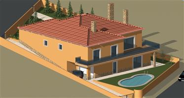 Jord med byggeri godkendelse for delux villa med pool