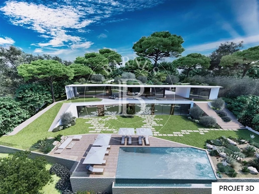 Le Cannet - Project New Contemporary Villa - Exceptional Panoramic Sea View