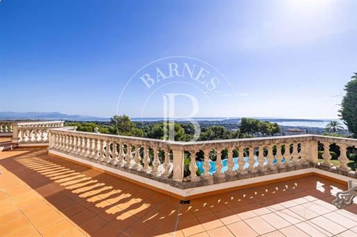 Proche Cannes - Villa Provençale - Vue Mer Panoramique