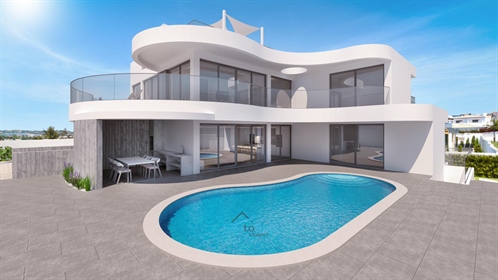 Magnificent Villa Under Construction Close to Porto Do Mos Beach