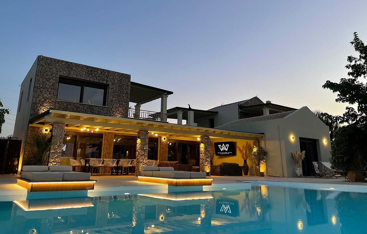 Wild Willow Villa is a fully private 6 Bedroom mansion  with great sea and mountain views located in