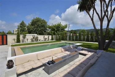 Fully Furnished 4 Bedroom Luxury Villa 150 Meters From Issos Beach, Corfu Greece