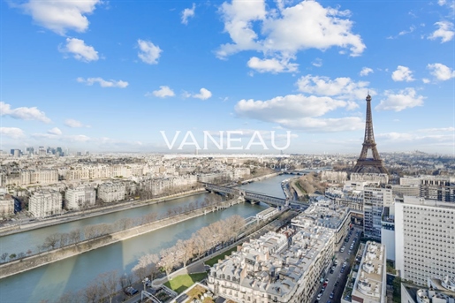 Appartement exceptionnel avec vue Tour Eiffel- Seine- Paris